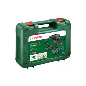   Akumulátorová vŕtačka BOSCH AdvancedDrill 18V-80 v kufri Quicksnap 78 Nm (2 x 2,5 Ah batérie + nabíjačka