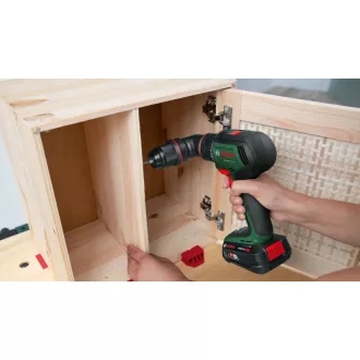   BOSCH Aku skrutkovač AdvancedDrill 18V-80 Quicksnap + adaptéry 78 Nm (bez akumulátora a nabíjačky)