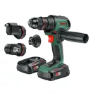 BOSCH Aku skrutkovač AdvancedDrill 18V-80 Quicksnap + adaptéry 78 Nm (2 x 2,5 Ah akumulátor + nabíjačka
