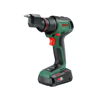   BOSCH Aku skrutkovač AdvancedDrill 18V-80 Quicksnap + adaptéry 78 Nm (2 x 2,5 Ah akumulátor + nabíjačka