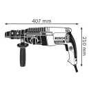BOSCH Vrtacie kladivo GBH 2-26 DFR SDS-Plus + Vrtákový skľučovadlo v kufri
