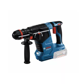   BOSCH Akumulátorová vŕtačka s príklepom GBH 187-LI v kufri (2 x 5,0 Ah batérie + rýchlonabíjačka) s JEDNOM skľučovadlom