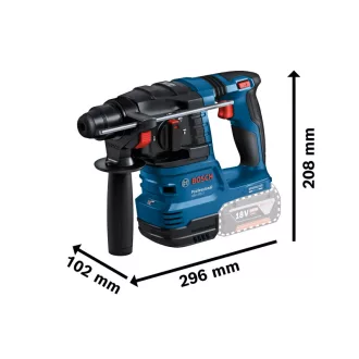   BOSCH Aku vŕtačka s príklepom GBH 185-LI v kufri (1 x 4,0 Ah batéria + rýchlonabíjačka) SDS-Plus