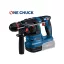 BOSCH Bezuhlíkový akumulátorový vŕtacie kladivo GBH 18V-22 X v kartónové krabici s upínačom ONE CHUCK (bez batérie a nabíjačky)