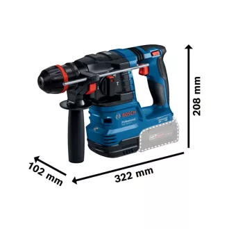   BOSCH Bezuhlíkový akumulátorový vŕtacie kladivo GBH 18V-22 X v kartónové krabici s upínačom ONE CHUCK (bez batérie a nabíjačky)
