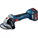 BOSCH Akumulátorový set GWS 180-LI + GSB 180-LI (2,0 Ah + 4,0 Ah akumulátory + nabíjačka) XL-BOXX