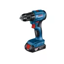 BOSCH Aku skrutkovač GSR 185-LI + Akumulátorová vŕtačka s príklepom GBH 180-LI (2 x 4,0 Ah batérie + nabíjačka)