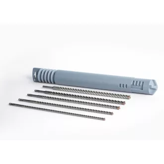   BOSCH 5X Sada vrtákov do skaly 5 kusov 10,12,14,16,18 x 460/400 mm štvorboký SDS-Plus