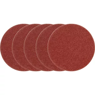 VOREL kotúč na suchý zips 125 mm / P60 (5 ks)