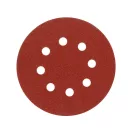 VOREL kotúč na suchý zips 125 mm / P120 8 otvorov (5 ks)