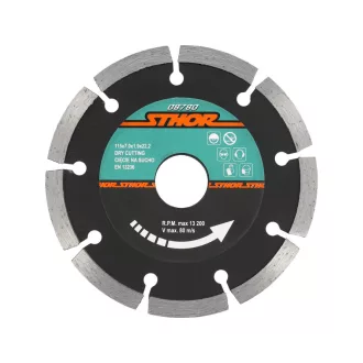   STHOR Diamantový rezací kotúč 115 x 1,9 x 7,0 x 22,2 mm segmentovaný