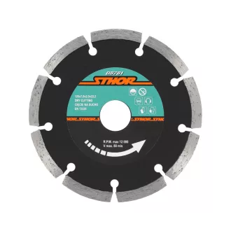   STHOR Diamantový rezací kotúč 125 x 2,0 x 7,0 x 22,2 mm segmentovaný