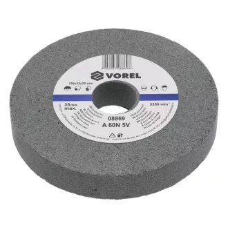 VOREL Brúsny kotúč 150 x 32 x 25 mm jemnozrnný