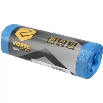 VOREL Vrece na odpadky 60 litrov 0,013 mm (20 ks)