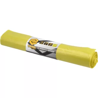   VOREL Vrece na smeti pre selektívny zber (plast) 120L 40µm (10ks)