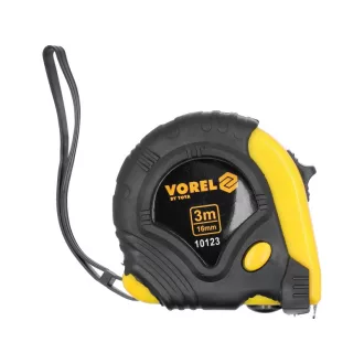 VOREL Zvinovací meter 3 mx 16 mm pogumovaný
