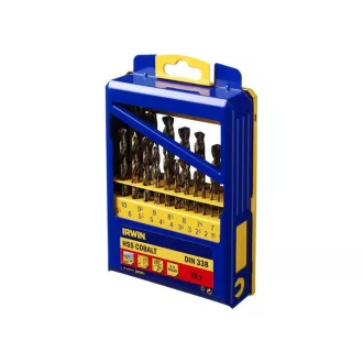   IRWIN Sada skrutkových vrtákov 19-dielna HSS Co cylindrická (1-10 mm)