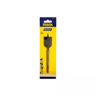   IRWIN Plochý vrták do dreva 32 x 152 mm bit Modrá drážka 4x