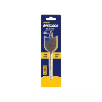   IRWIN Plochý vrták do dreva 38 x 152 mm bit Modrá drážka 4x