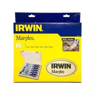   Sada sekáčov IRWIN Marples Wood so 6-dielnou tepanou kovovou rukoväťou (6-10-15-20-25-35 mm)