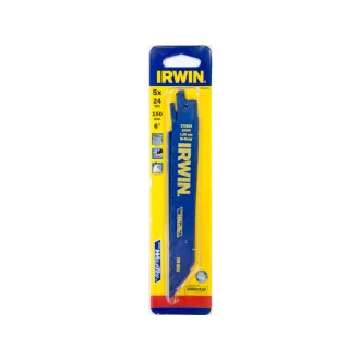   IRWIN šabľový pílový list 150 mm/24TPI kovový bimetal (5 ks)