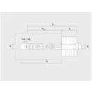 CELO MFR SB hmoždinka so zápustnou hlavou so šesťhrannou hlavou integrovanou podložkou 10 x 80 mm (4 ks/c
