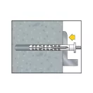 CELO MFR SB hmoždinka so zápustnou hlavou so šesťhrannou hlavou integrovanou podložkou 10 x 80 mm (4 ks/c