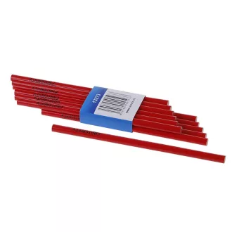 Tesárska ceruzka 175 mm na sklo a keramiku červená