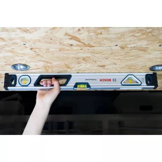   BOSCH Profesionálna vodováha hliníkové puzdro 600 mm, zrkadlová vodováha