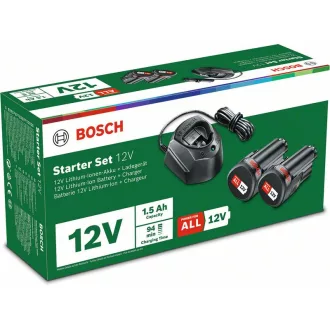   BOSCH Sada batérií PBA 12V / 2 x 1,5 Ah batéria + nabíjačka GAL 1210 CV