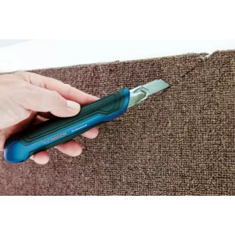   BOSCH Nôž s lámavým čepelím 18 mm automatický zámok, gumová rukoväť
