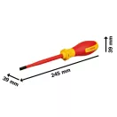 BOSCH plochý skrutkovač SL 6,5 x 125 mm izolovaný do 1000 V