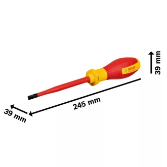   BOSCH plochý skrutkovač SL 6,5 x 125 mm izolovaný do 1000 V