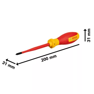 BOSCH skrutkovač PZ1 x 100 mm izolovaný do 1000 V