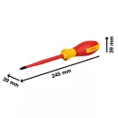 BOSCH skrutkovač PZ2 x 125 mm izolovaný do 1000 V