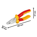 BOSCH Kombinované kliešte 180 mm CrV izolované do 1000 V