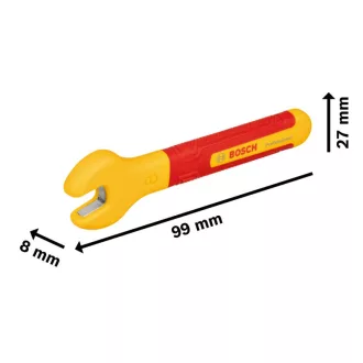  BOSCH vidlicový kľúč 8 mm / 100 mm do 1000 V izolované CrV