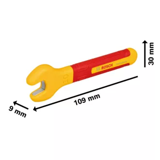   BOSCH vidlicový kľúč 10 mm / 110 mm do 1000 V izolované CrV