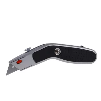   FESTA nôž s trapézovou čepeľou (delfín) pogumovaná rukoväť (s držiakom čepele)