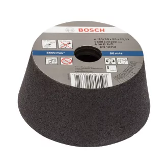   BOSCH Kónický brúsny kotúč pre veľkú uhlovú brúsku 110/90 x 55 x 22,2 mm / P36