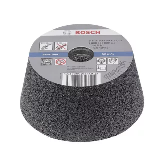   BOSCH Kónický brúsny kotúč pre veľkú uhlovú brúsku 110/90 x 55 x 22,2 mm / P24