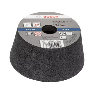   BOSCH Kónický brúsny kotúč pre veľkú uhlovú brúsku 110/90 x 55 x 22,2 mm / P30