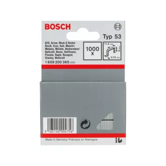   Zošívačka BOSCH 8 x 11,4 x 0,74 mm pre zošívačku HT14 (1000 ks)