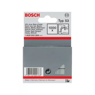   Zošívačka BOSCH 10 x 11,4 x 0,74 mm pre zošívačku HT14 (1000 ks)