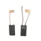 BOSCH Sada uhlíkových kefiek pre vrtací kladivo (GBH, GSH) 6,2 x 12,3 x 22,3 mm