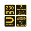 VOREL Vodováha torpédo 3 vodováha 230 mm