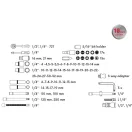 FESTA Sada nástrčných kľúčov 94 kusov 1/4", 1/2" CrV