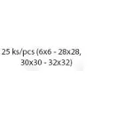 FESTA Sada kľúčov 25 kusov 6-32 mm CrV Profi