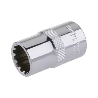 FESTA nástrčný kľúč Spline 1/2" 14 mm CrV