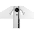 VOREL Uhlomer a pravítko 0-180° 1000 mm hliník